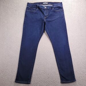 LEVIS Jeans Size 18W 311 Shaping Skinny Mid Rise Dark Wash Stretch Denim